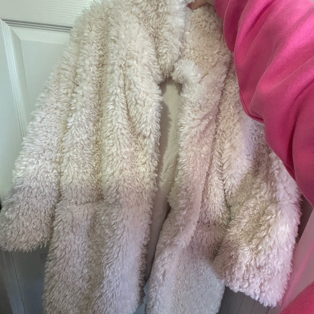 H&M Cream Teddy Jacket